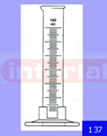 Measuring Cylinders, with plastic bases and protection collar Class 'B'